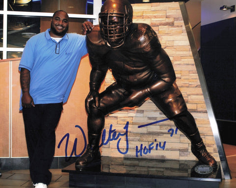 Walter Jones Autographed 8x10 Photo Seattle Seahawks "HOF 14" MCS Holo #63289