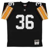 Steelers Jerome Bettis "HOF 15" Signed Black M&N 1996 TB Jersey BAS Witnessed