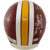 Williams Rypien Riggins Signed Washington Redskins F/S VSR4 Helmet BAS W 51899