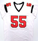 Derrick Brooks Autographed White Pro Style Jersey - Beckett W Hologram *Black