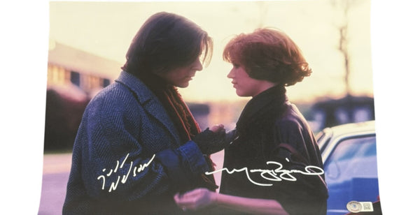 Judd Nelson Ringwald Autographed The Breakfast Club 11x14 Photo Beckett 54361