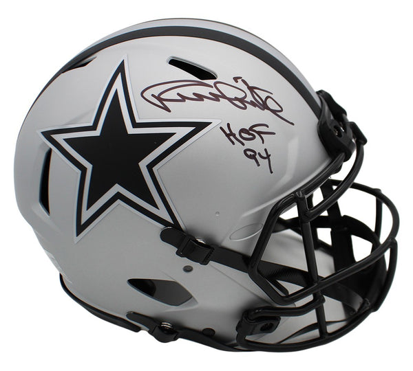 Randy White Signed Dallas Cowboys Speed Rave Authentic NFL Helmet With "HOF 94"