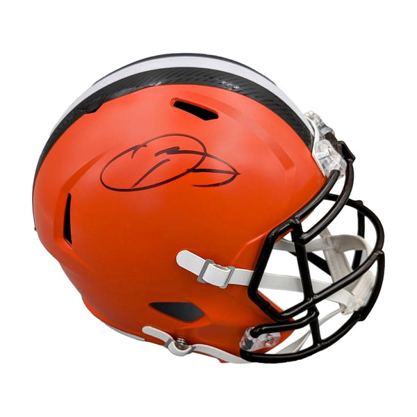 Odell Beckham Jr. Autographed Browns Full Size Speed Replica Helmet - Fanatics