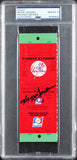 Athletics Reggie Jackson 1972 WS Game 3 Full Ticket Auto 10! PSA/DNA Slabbed
