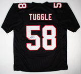 Jessie Tuggle Signed Atlanta Falcons Home Jersey (JSA COA) 5xPro Bowl Linebacker