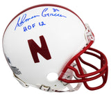 Nebraska Ahman Green "HOF 12" Authentic Signed VSR4 Rep Mini Helmet BAS