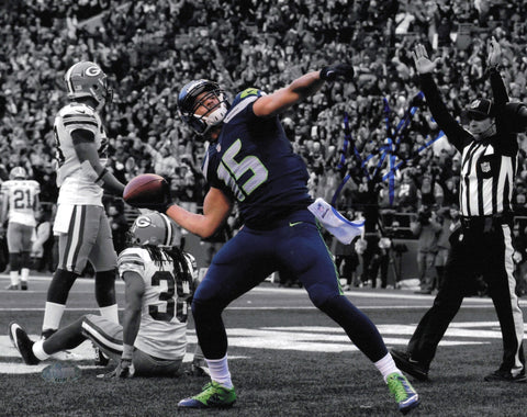 Jermaine Kearse Autographed 8x10 Photo 2014 Game Winning Touchdown MCS 63127