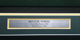 Packers Reggie White Autographed Framed Green Starter Jersey Beckett #AE31365