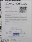 1986 NY Giants Signed by 11 Litho 19x25 Parcells Taylor Carson+++ PSA/DNA 209354