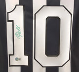 Pele Signed Vintage Santos FC Home Soccer Jersey #10 with Beckett COA