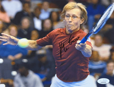 Tennis Hall of Famer MARTINA NAVRATILOVA Signed 8x10 Photo AUTO - JSA