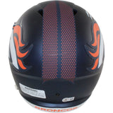 Bo Nix Autographed/Signed Denver Broncos F/S Helmet Beckett Witness 56412