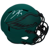 Makai Lemon Autographed Philadelphia Eagles RAVE Speed Full Size Helmet Beckett