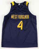 Miles McBride Signed West Virginia Mountaineers Jersey (Beckett) Knicks 2021 Pck