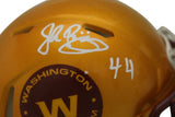 John Riggins Signed Washington Football Team Flash Mini Helmet Beckett 35589