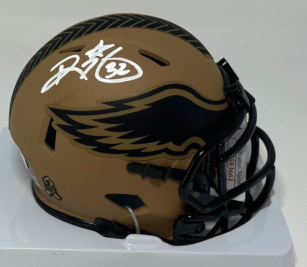 Eagles Running Back RICKY WATTERS Signed 2023 SALUTE Mini Helmet AUTO - JSA