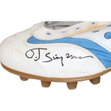 O.J. Simpson Signed Bills Blue/White Tuffmobile Cleats Juice Is Loose JSA 43224