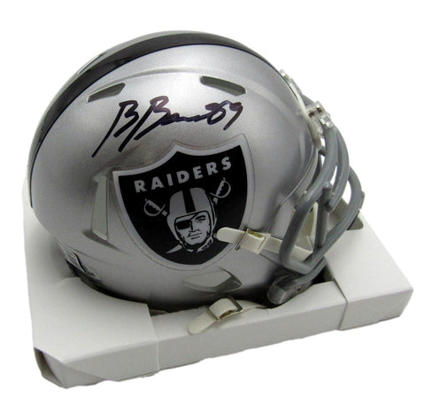 Brock Bowers Signed/Auto Mini Football Helmet Oakland Raiders Beckett 200065