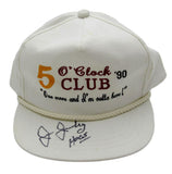 Joe Jacoby HOGS Signed/Inscribed Redskins "5 O'Clock Club 91" Golf Hat JSA 1032