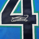 Autographed/Signed Julio Rodriguez Seattle Light Blue Jersey JSA COA