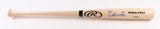 Nico Hoerner Signed Rawlings Pro Model Bat (JSA) Cubs Gold Glove 2nd Baseman