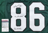 Fred Barnett Signed Eagles Jersey Inscribed "92 Pro Bowl" & "Go Birds!"(JSA COA)