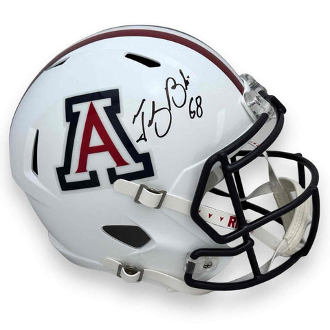 Tedy Bruschi Autographed Signed Arizona Wildcats Speed Rep Helmet - Beckett