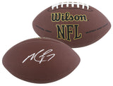Falcons Michael Vick Signed Wilson Super Grip Nfl Football w/ Case JSA Witness