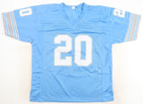 Billy Sims Signed Detroit Lions Jersey 4 Times Inscribed (JSA COA) 3xPro Bowl RB