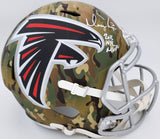 MATT RYAN AUTOGRAPHED FALCONS CAMO FULL SIZE HELMET 2016 NFL MVP BECKETT 194407