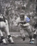 Sam Huff Autographed 11x14 Photo New York Giants "HOF 1982" Beckett QR #BS30537