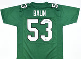 Zack Baun Autographed Green Pro Style Jersey - Beckett W Hologram *Black