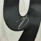 FRAMED Autographed/Signed MINKAH FITZPATRICK 33x42 Pitt White Jersey JSA COA