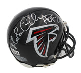 Morten Andersen Signed Atlanta Falcons Throwback NFL Mini Helmet with "HOF 2017"