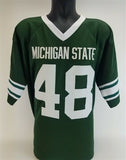 Percy Snow Signed Michigan State Spartans Jersey (JSA COA) Chiefs 1990 1st Rd Pk