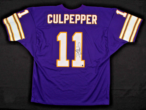 Daunte Culpepper Signed Minnesota Vikings Jersey (GTSM) Ex-U.C.F. Quarterback