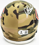 RICHARD DENT AUTOGRAPHED BEARS CAMO SPEED MINI HELMET HOF 11 BECKETT 230261
