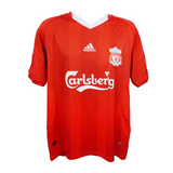 Steven Gerrard Signed Liverpool FC Home Soccer Jersey #8 with Beckett COA