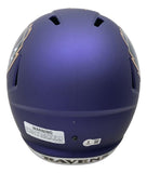 Rashod Bateman Signed Ravens Full Size Alternate Speed Replica Helmet BAS