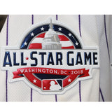 Trevor Story Signed '18 ASG Game Used Photomatched Rockies Jersey Bekett 57817