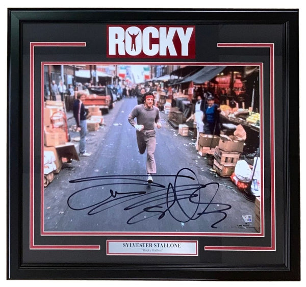 Sylvester Stallone Signed Framed 16x20 Rocky Photo Fanatics