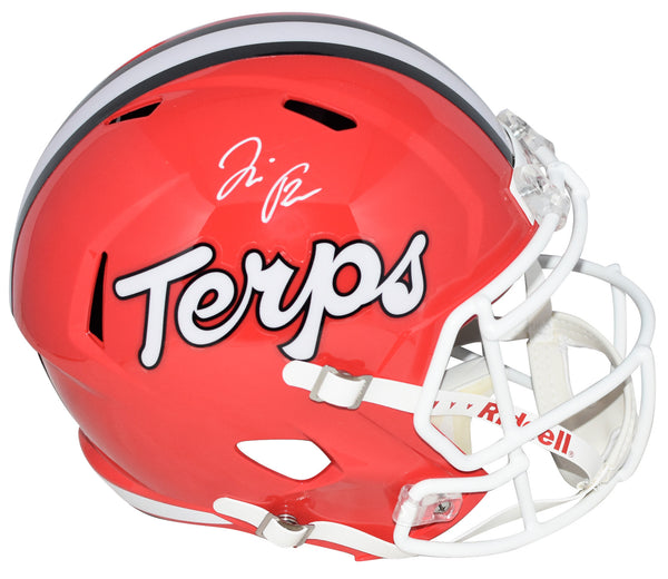 TAI FELTON AUTOGRAPHED MARYLAND TERRAPINS FULL SIZE SPEED HELMET BECKETT