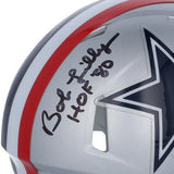 Signed Bob Lilly Cowboys Mini Helmet