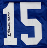 Earl Morrall "1968 MVP" Signed Baltimore Colts Jersey (JSA) Super Bowl V Champ