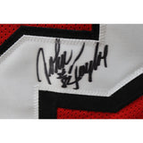 John Taylor Autographed/Signed Red Pro Style Jersey Beckett 45977