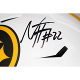 Najee Harris Signed Pittsburgh Steelers Lunar Speedflex Helmet FAN 42623