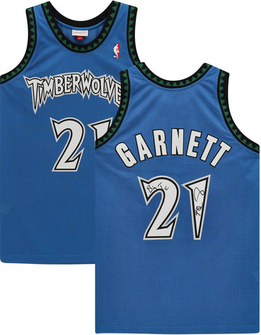 Kevin Garnett Minnesota Timberwolves Signed Mitchell & Ness Jersey w/Insc