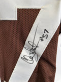 Clay Matthews, Sr. Autographed Custom Cleveland Browns Jersey (XL) - BAS COA