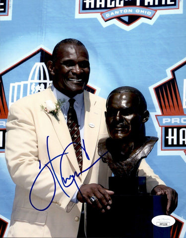 Harry Carson New York Giants HOF Signed/Autographed 8x10 HOF Photo JSA 161822