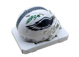 Saquon Barkley Signed/Auto Eagles Salute to Service Mini Helmet PSA/DNA 195208
